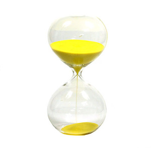 유리공예 모래시계(15분용)(옐로우색상)