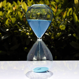 유리공예 모래시계(30분용)-블루